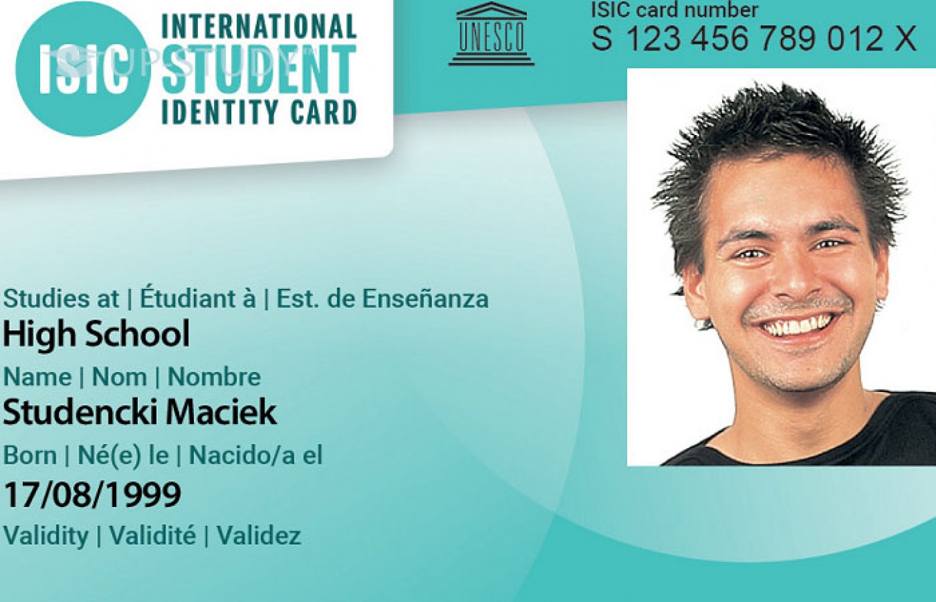 International student Identity Card (ISIC)картинки