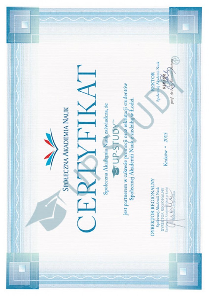 Фото сертифіката №13: university|Центр польської освіти|UP-STUDY
