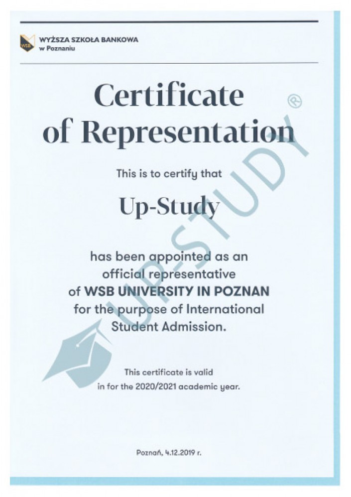Фото сертификата №16: university|Центр польского образования|UP-STUDY