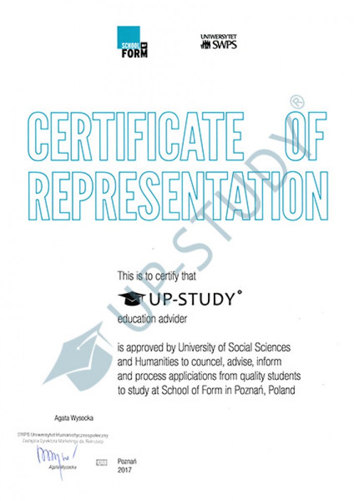Фото сертифіката №1: university|Центр польської освіти|UP-STUDY