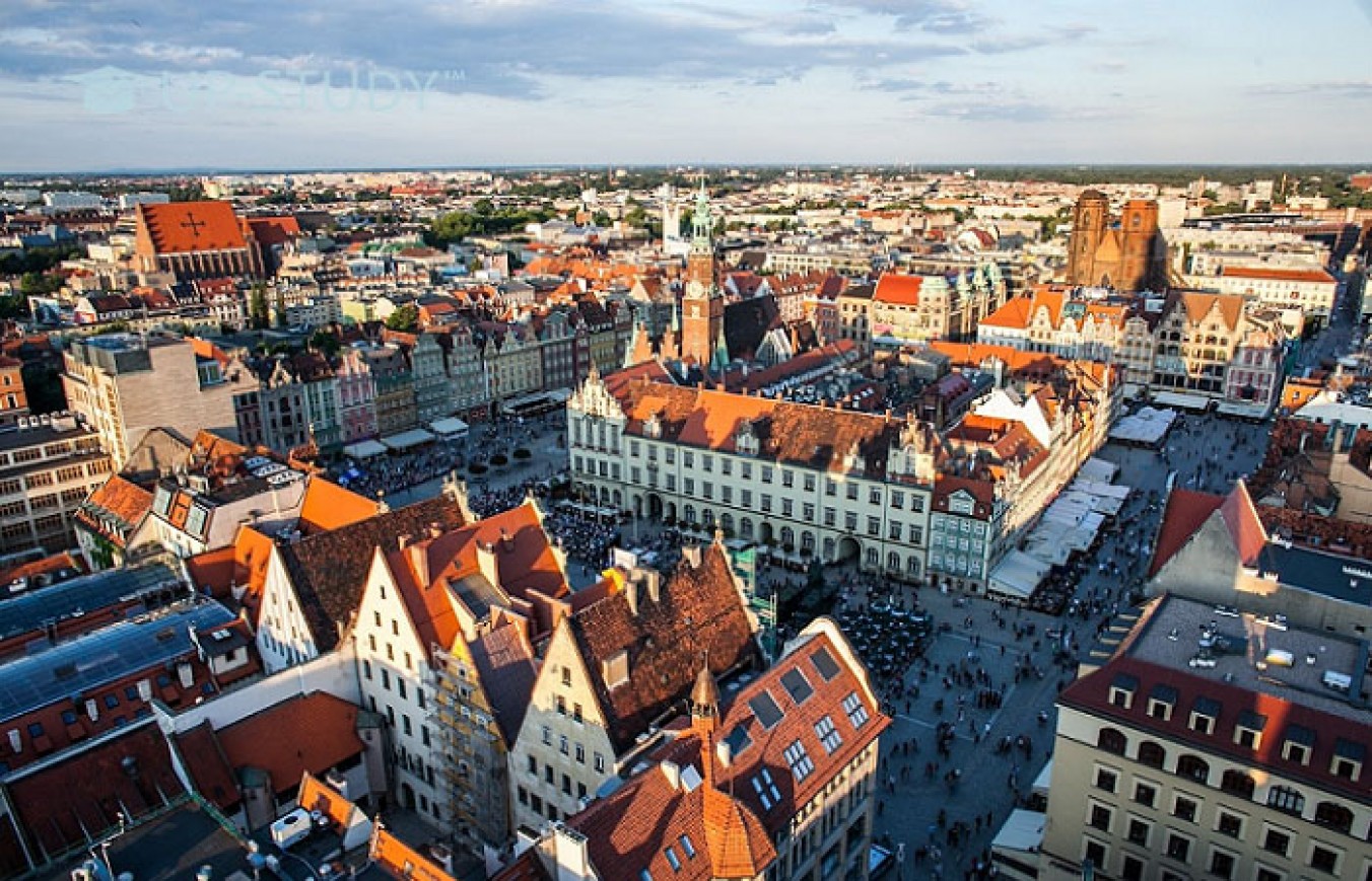 Время в польше. Бреслау Польша. Город Вроцлав Польша. Wroclaw город в Польше. Краков столица Польши.