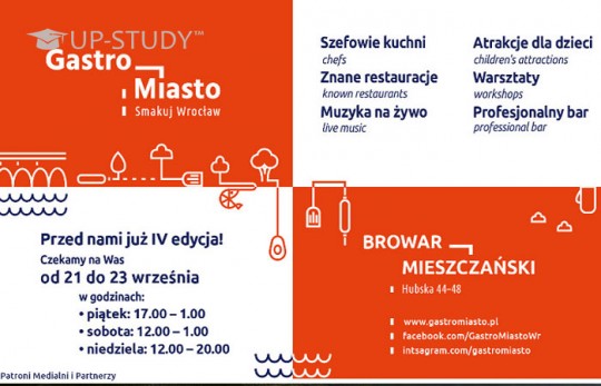 6-й випуск Gastro Miasta у Вроцлаві вже визирає з-за рогу