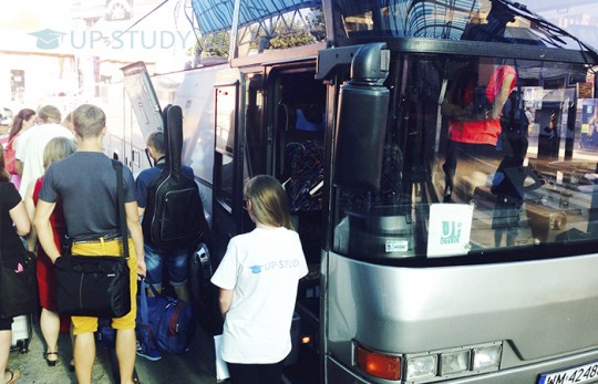Перший пішов: "Перша група 2014" студентів UP-STUDY відправилася на навчання до Польщі (Фотозвіт)